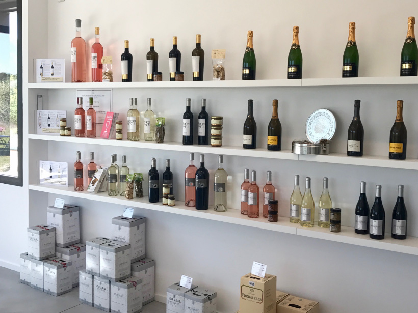 domaine fredavelle vente vin champagne bouteille cubi bib boutique au coeur des vignes visite dégustation route des vins tourisme aix marseille paca