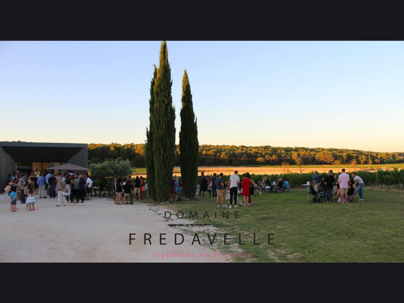 domaine fredavelle organisation événement plein air dans les vignes privatisation lieu vignoble aix-en-provence campagne nocturne visite cave