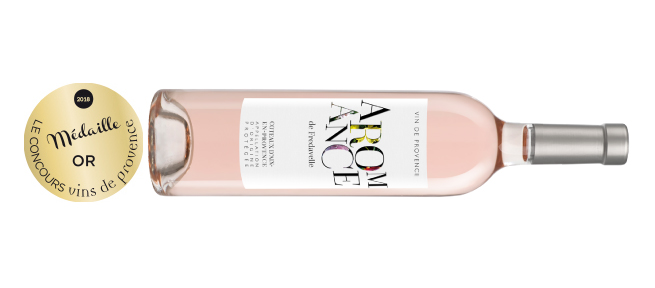 médaille or concours des vins de provence coteaux d'Aix-en-Provence rosé Aromance 2017